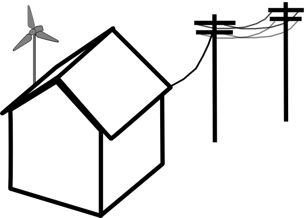 600x428 House Turbine Grid Clip Art