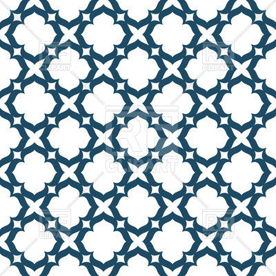 400x400 Seamless Grid With Geometric Shapes Royalty Free Vector Clip Art