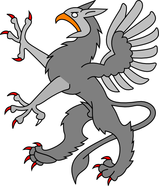 510x596 Griffin Grey Clip Art