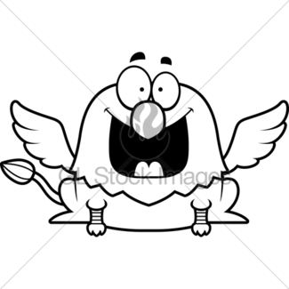 325x325 Happy Cartoon Griffin Gl Stock Images