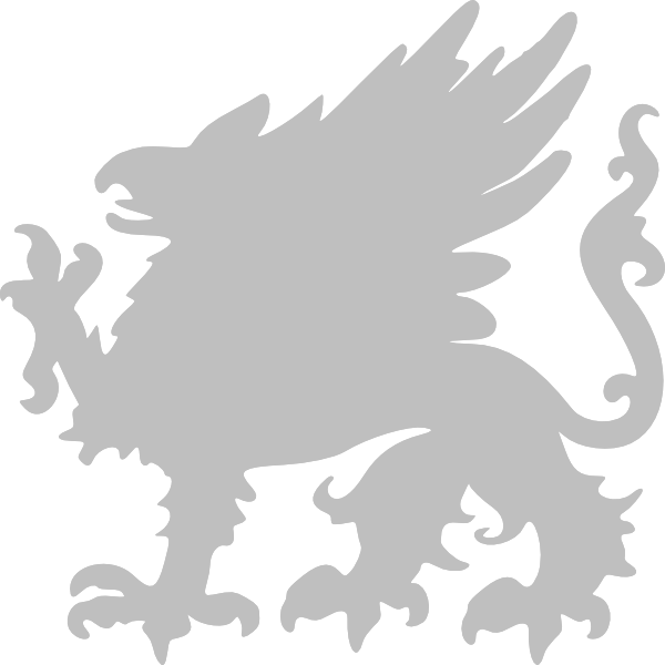 600x600 Silver Griffin Clip Art