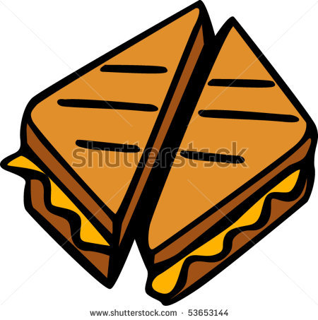 450x453 Grilled Cheese Clipart