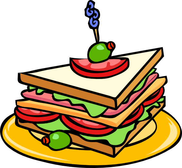 600x553 Grilled Cheese Clipart 14