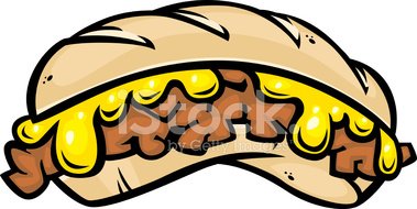 379x190 Cheese Steak Sandwich Stock Vectors