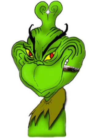 316x450 Grinch Face Clipart