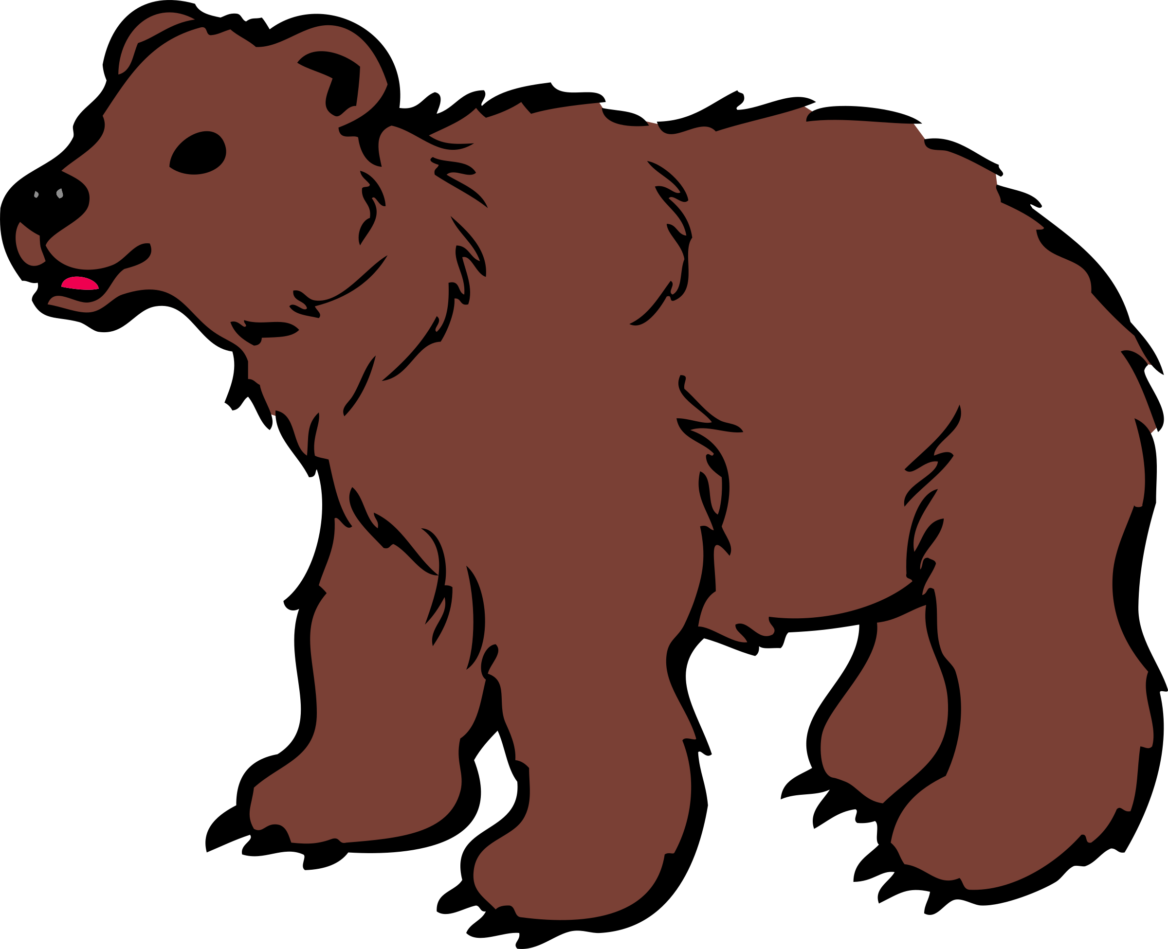 2400x1951 Grizzly Bear Clipart Big Animal