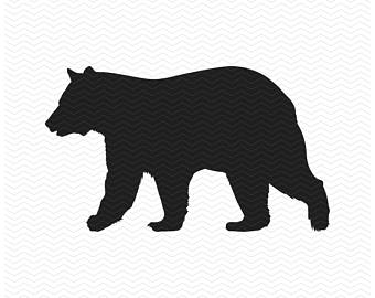 Grizzly Bear Silhouette Vector | Free download on ClipArtMag