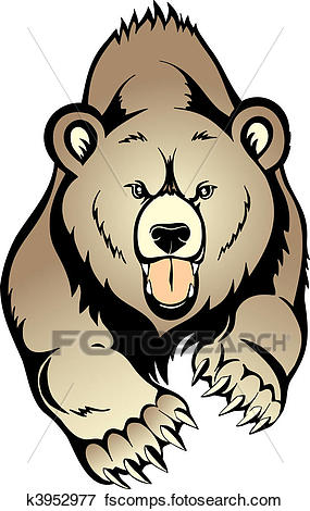 285x470 Stock Illustration Of Grizzly Bear K3952977