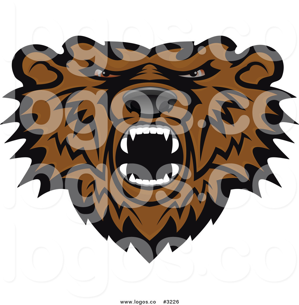 1024x1044 Brown Bear Clipart Angry
