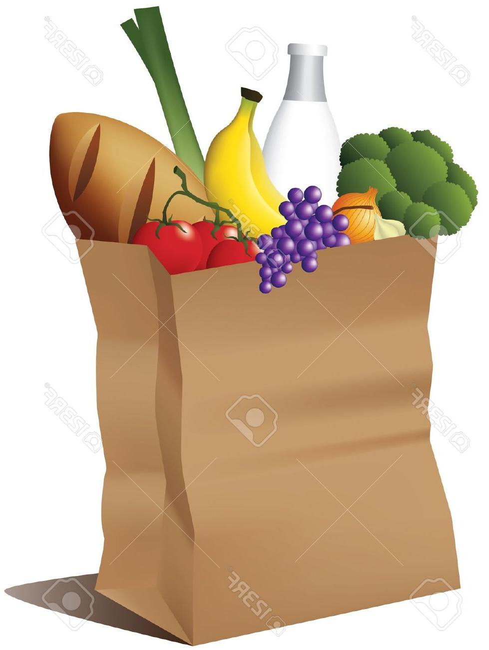 979x1300 Hd Groceries Bag Grocery Paper Clipart Images