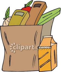 254x300 Of Groceries And A Carton Of Milk