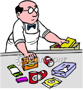 276x300 Store Worker Clipart