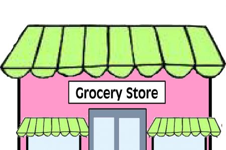 450x300 Grocery Store Building Clip Art