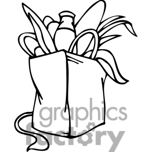 300x300 Grocery Store Clipart Black And White Clipart Panda