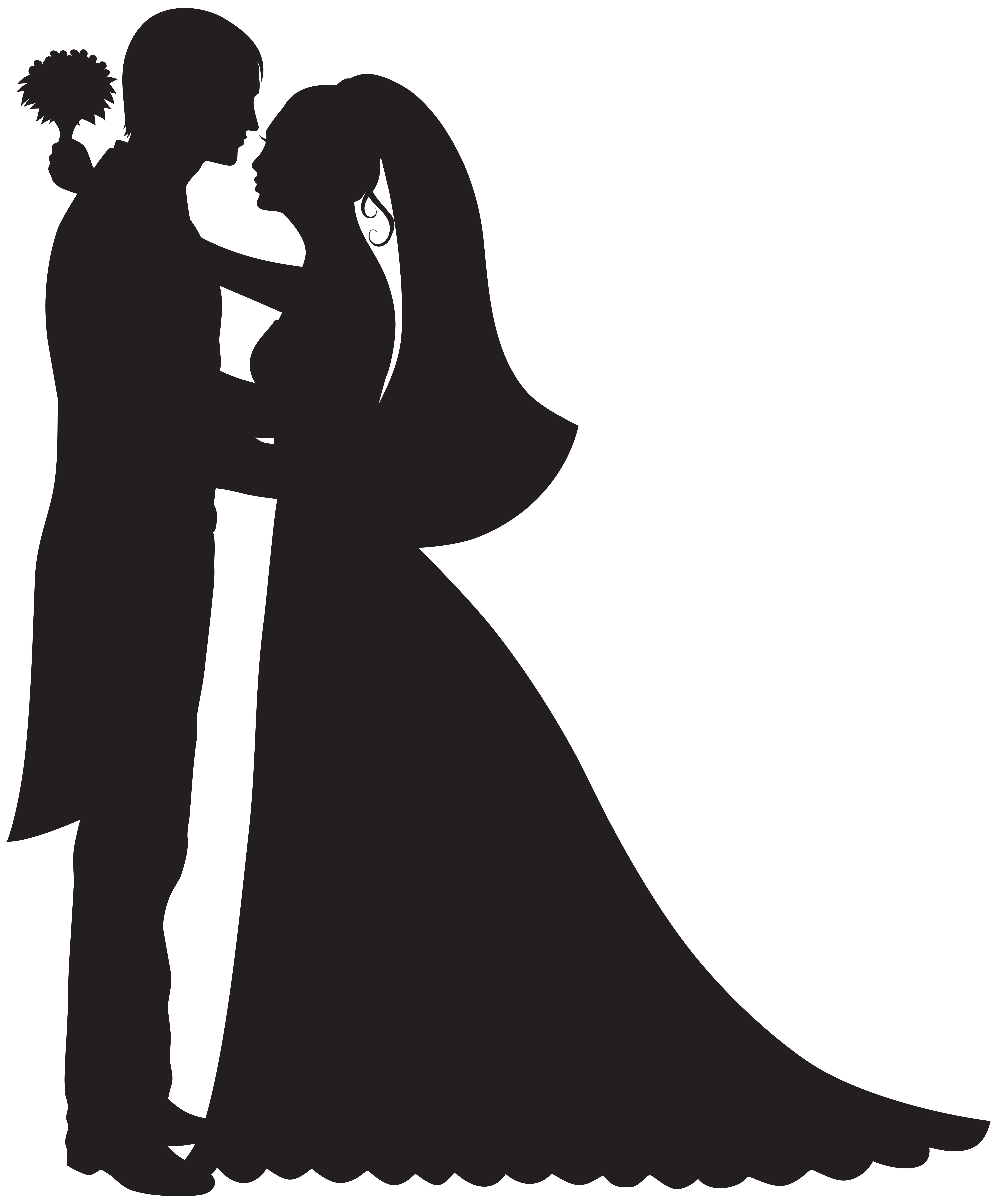 6623x8000 Groom And Bride Png Clip Art