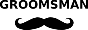 294x102 Groomsman Stash Bold Clip Art