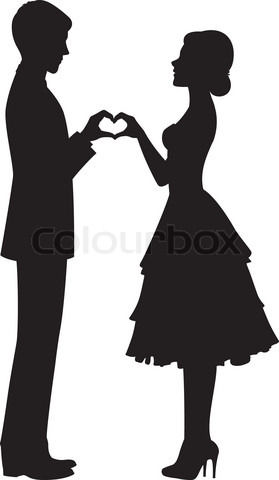 279x480 Wedding Silhouette Clip Art Many Interesting Cliparts