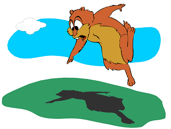 351x265 Free Groundhog Clipart