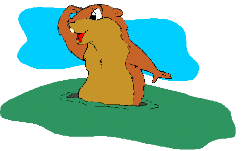 490x305 Groundhog Day Clip Art And Animations