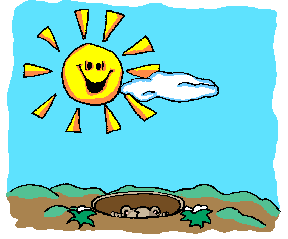 288x239 Groundhog Clipart Sees Shadow