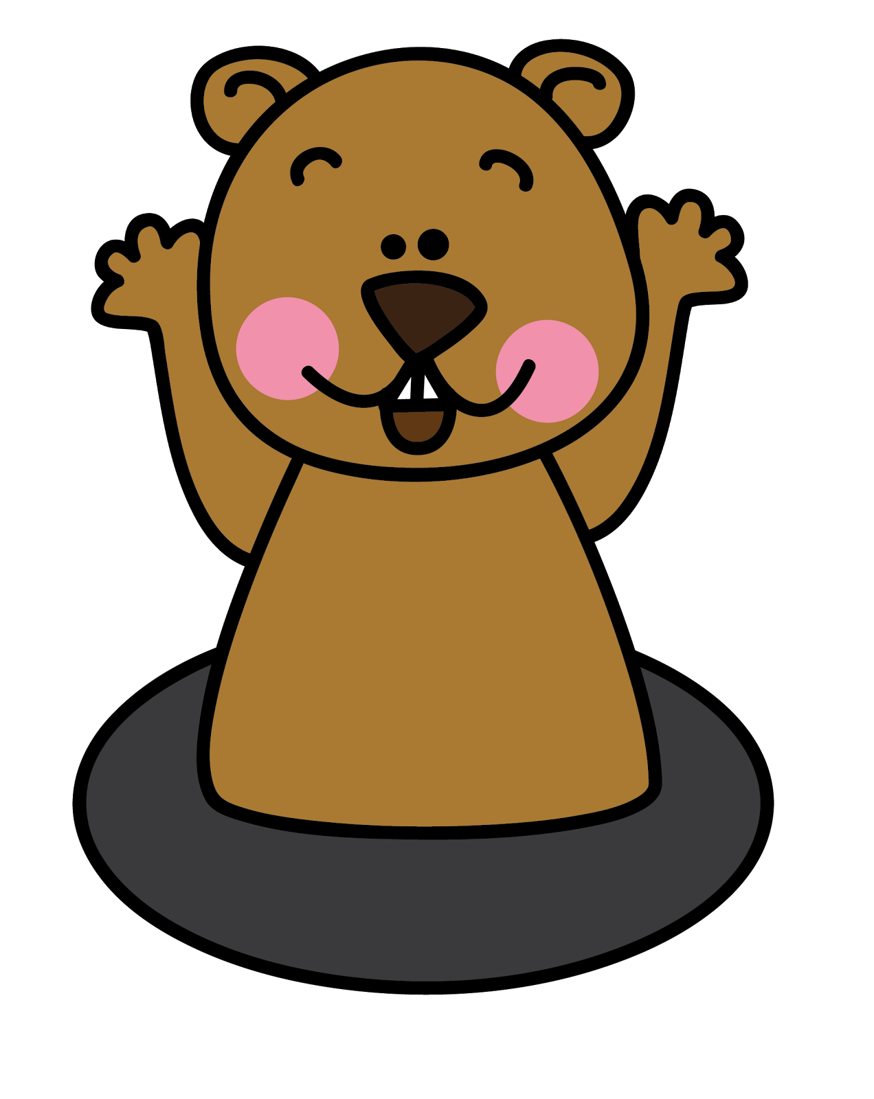 1272x1600 Head Clipart Groundhog