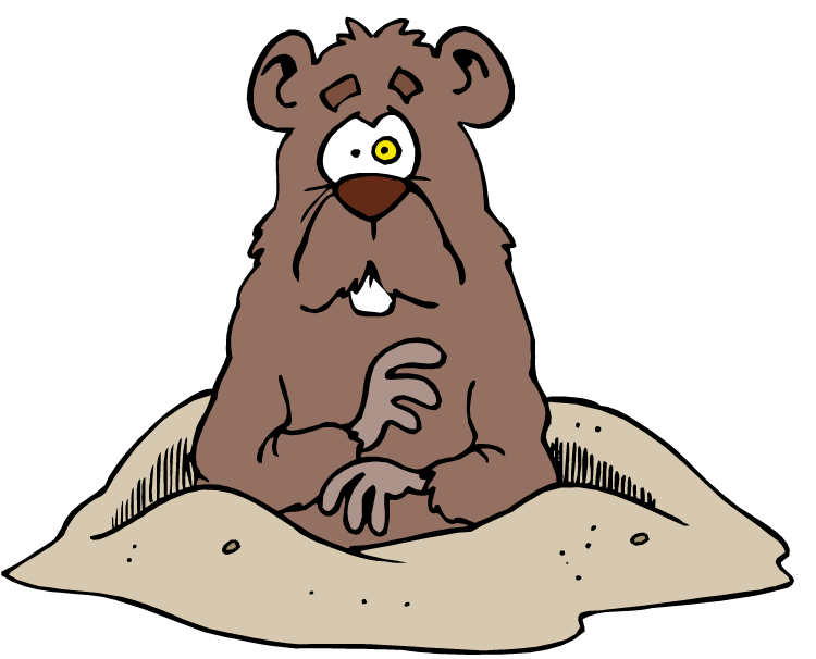 750x606 Free Groundhog Clipart