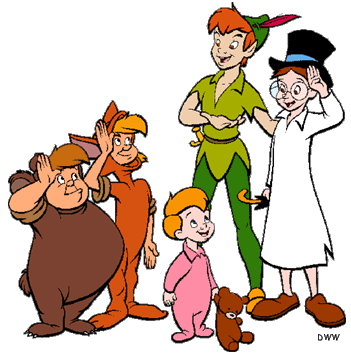 351x353 Peter Pan Group Clip Art Disney Clip Art Galore