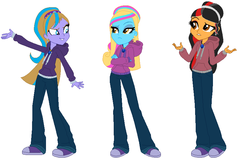 810x535 Equestria Girls My Dazzlings Group In Disguise By Wynterstar93