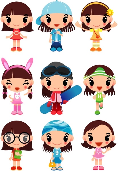 414x600 Girl Free Vector Download (2,985 Free Vector) For Commercial Use
