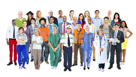 450x257 Group Of Diverse Multiethnic People With Different Jobs Stock
