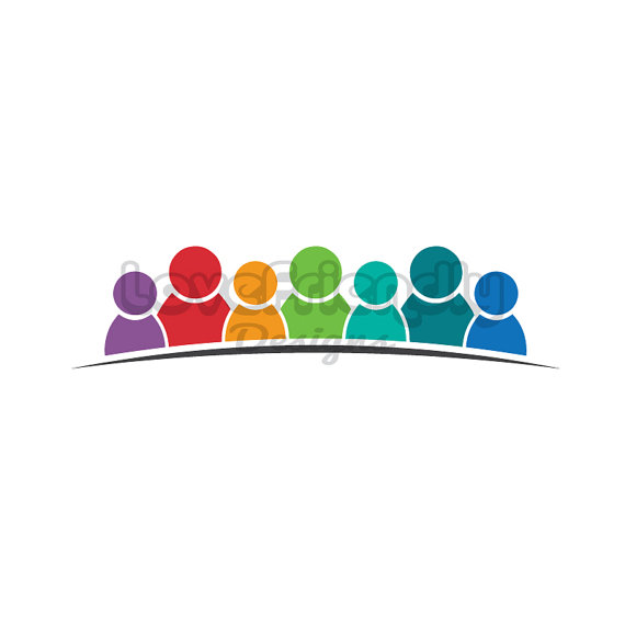 570x570 Clipart Group Of 7 People, Concept For A Friendship, Teamwork