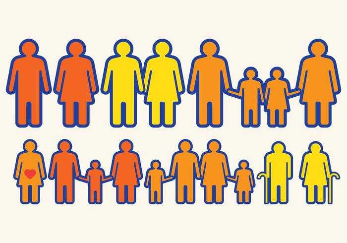 700x490 People Free Vector Art