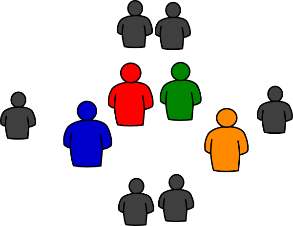 600x463 Group Of People In Round Clip Art