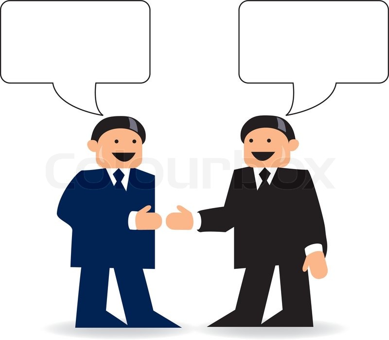 800x698 Group Of Business People Talking And Walking. Stock Vector
