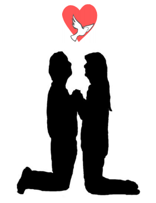 304x396 Couples Praying Together Linda Schubert