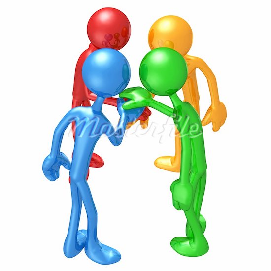 550x550 Group Presentation Clipart