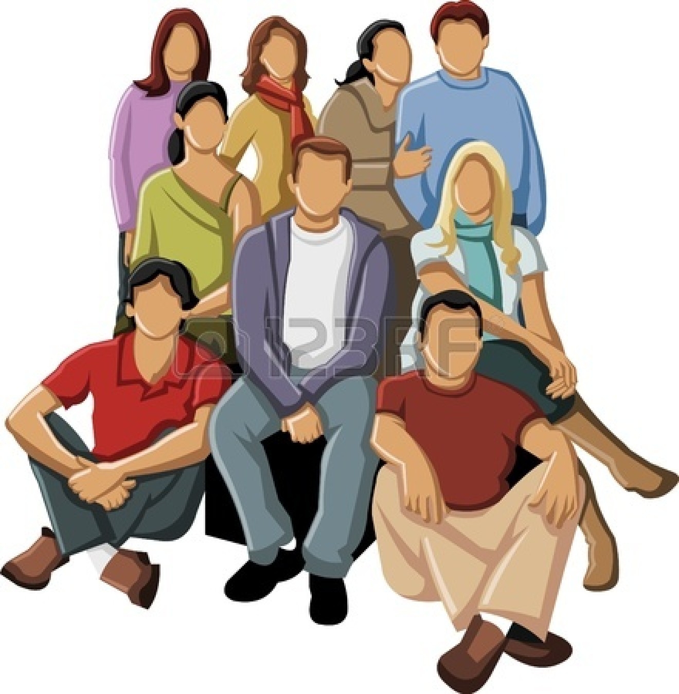 1320x1350 Crowd Clipart Group Person