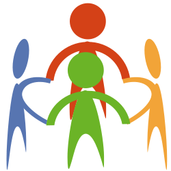 250x250 Groups Of Friends Clipart