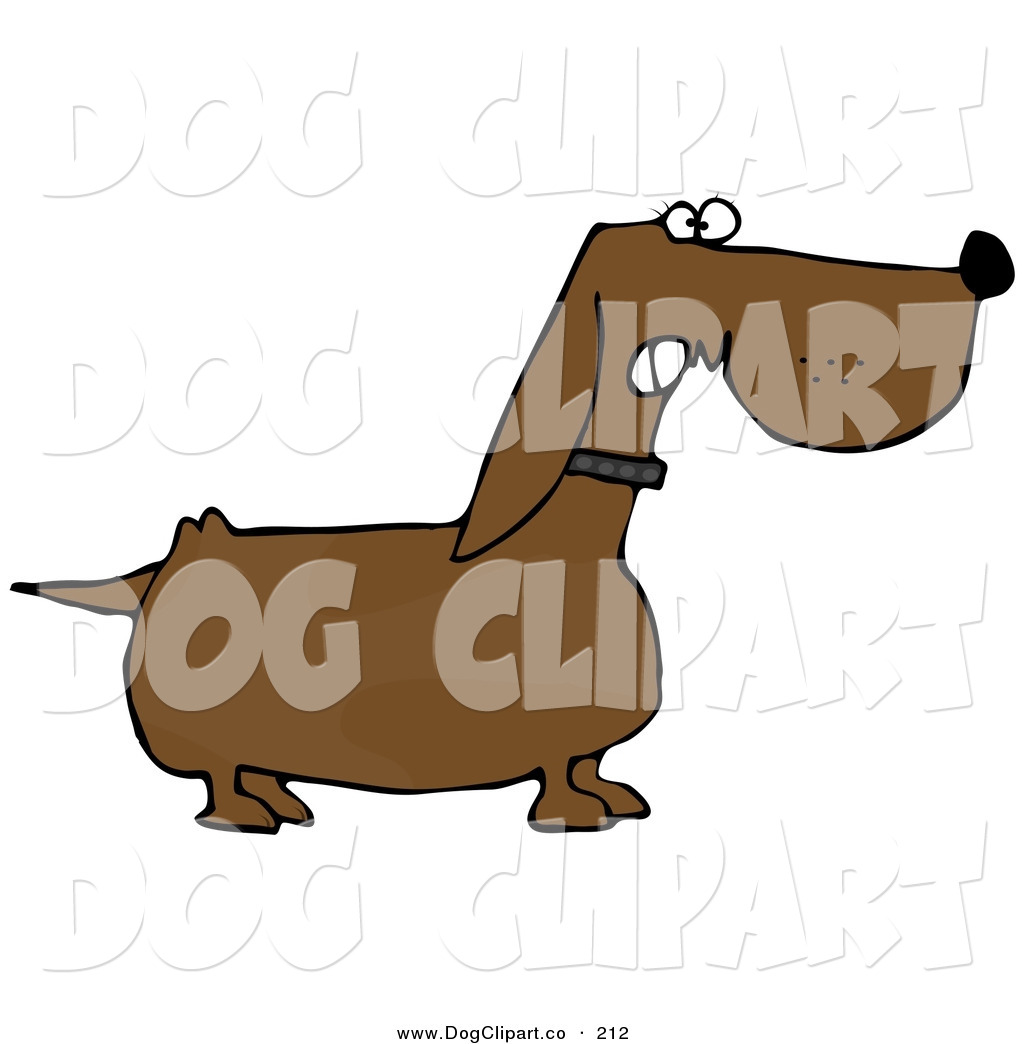 1024x1044 Clip Art Of A Mean Aggressive Wiener Dog Growling
