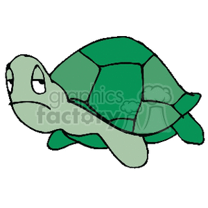 300x300 Royalty Free Grumpy Turtle 133604 Vector Clip Art Image