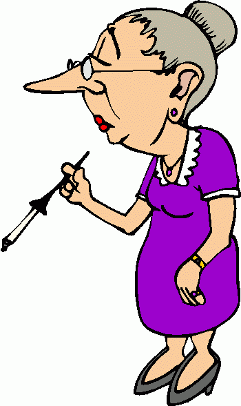 350x588 Old Woman Clipart