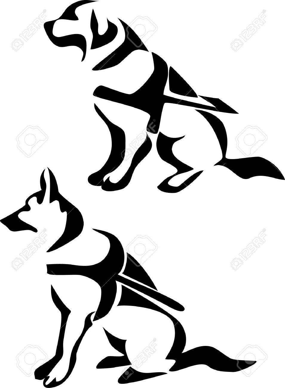 954x1300 Guide Dog Royalty Free Cliparts, Vectors, And Stock Illustration