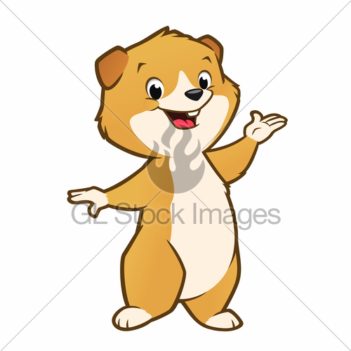 500x500 Cartoon Guinea Pig Gl Stock Images