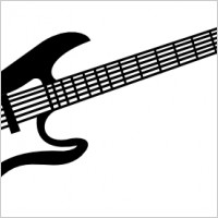 200x200 Guitar Clip Art Cartoon Clipart Panda