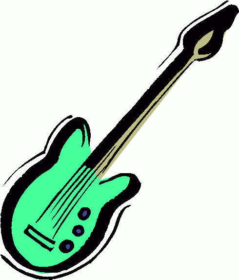 490x574 Guitar Clipart