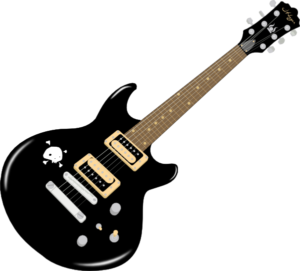 600x541 Free Guitar Clipart Image