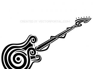 310x233 Guitar Line Art Illustration Free Vectors Ui Download