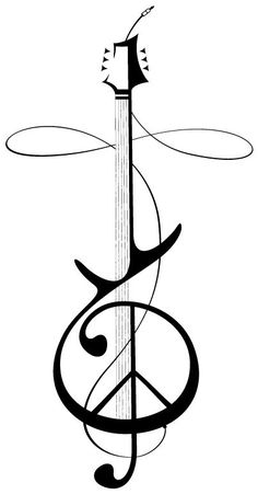 236x451 Image Result For Acoustic Guitar Line Art Rocks