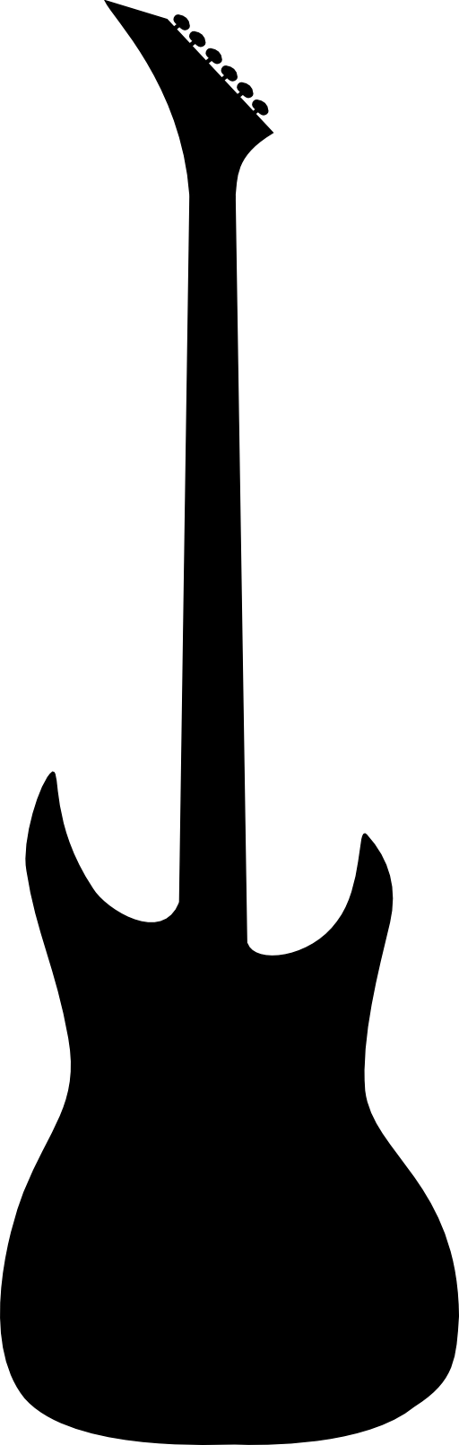 512x1612 Guitar Outline Clip Art Clipart Panda