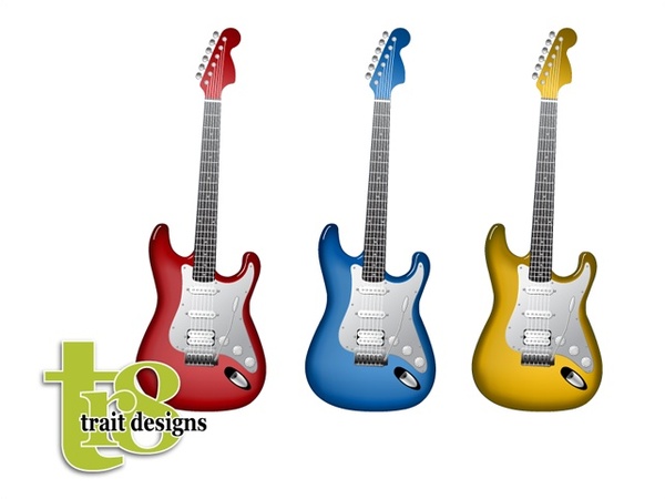 600x450 Guitar Outline Free Vector Download (5,128 Free Vector)